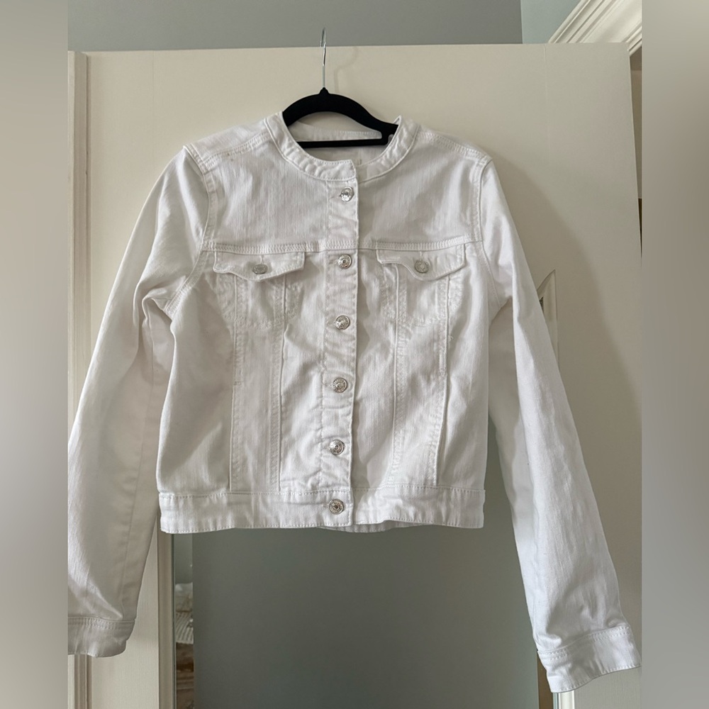 Buffalo David Bitton Cream Denim Jacket